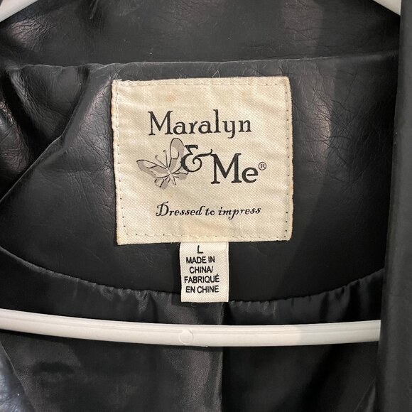 Maralyn and Me Faux Leather Jacket - L - Picture 5 of 5